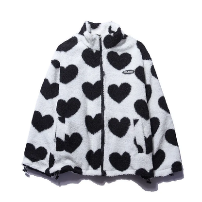Azalea | Chaqueta Reversible con Corazones