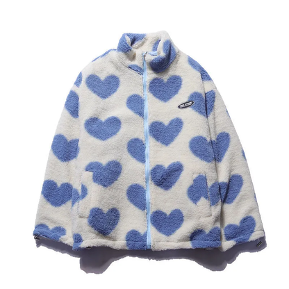 Azalea | Chaqueta Reversible con Corazones