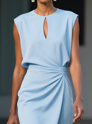 NIEVES | Vestido midi de diseño