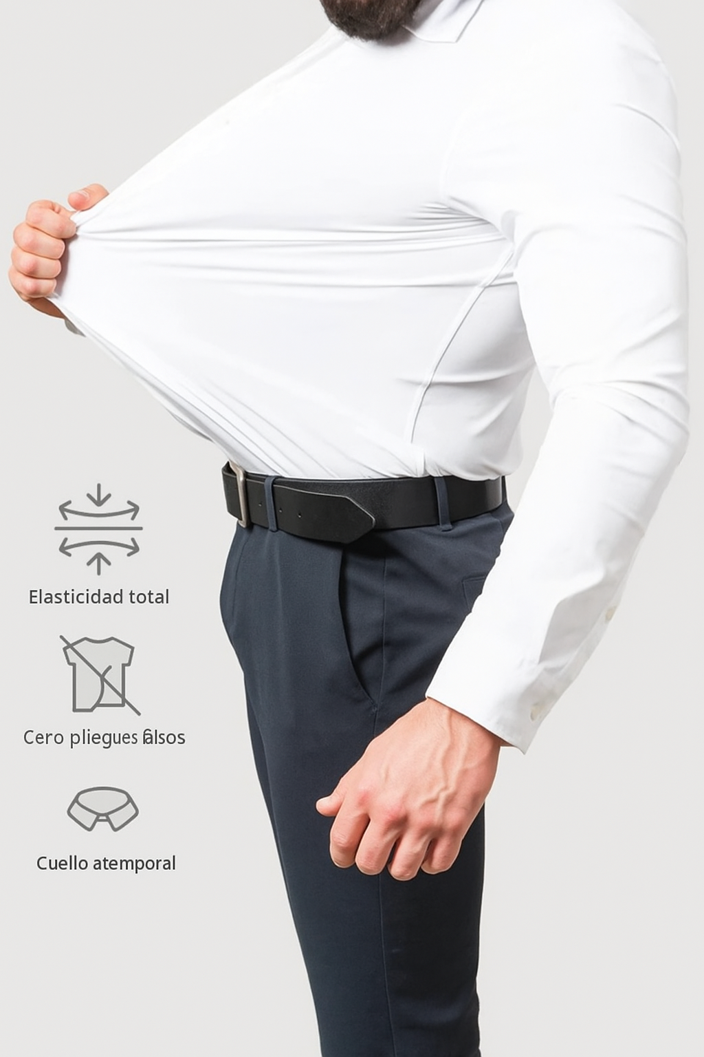 RIVANO | CAMISA ELÁSTICA QUE NO NECESITA PLANCHARSE