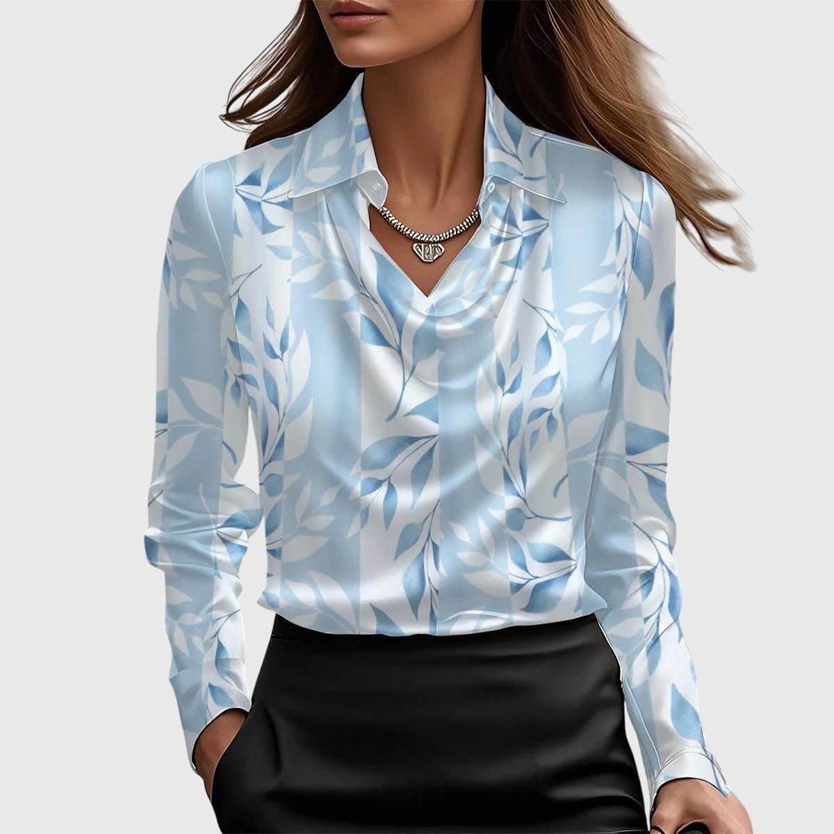 Brooklyn - Blusa Satinada Elegante
