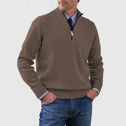 Leo - Jersey Cálido y Moderno Con Media Cremallera