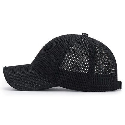 Gorra ligera y transpirable.