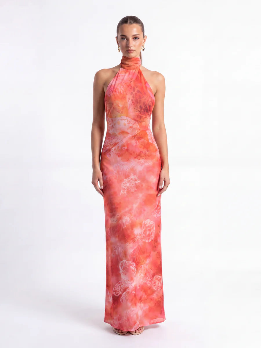 Medusa - Vestido Coral Bloom