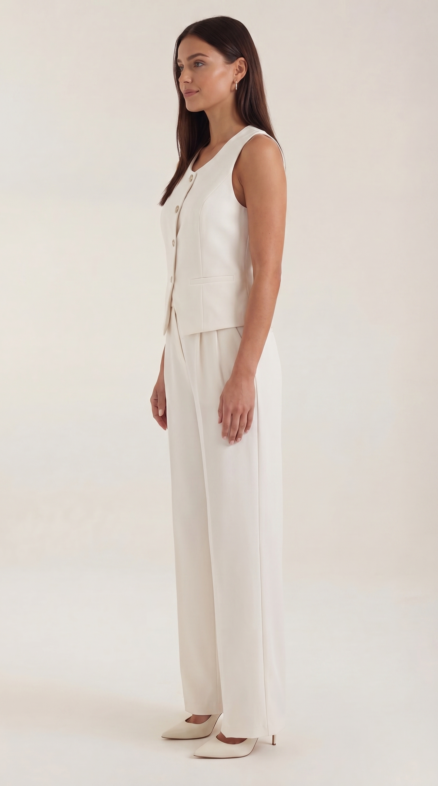 Conjunto Anita de Chaleco Entallado y Pantalón