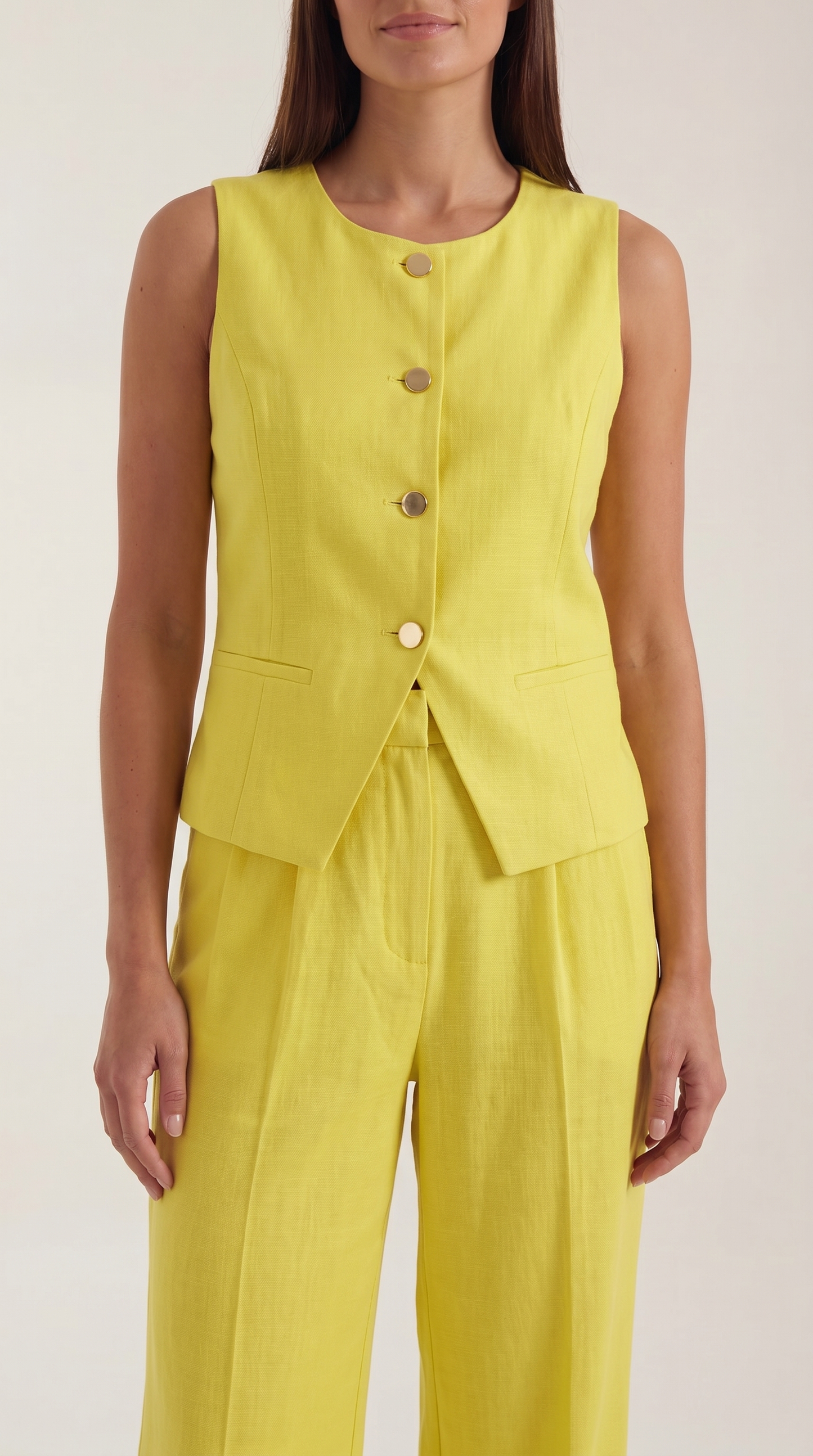 Conjunto Anita de Chaleco Entallado y Pantalón
