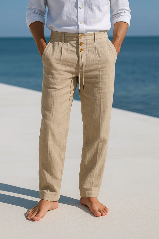 Lucas | PANTALONES DE ALGODÓN LIGEROS