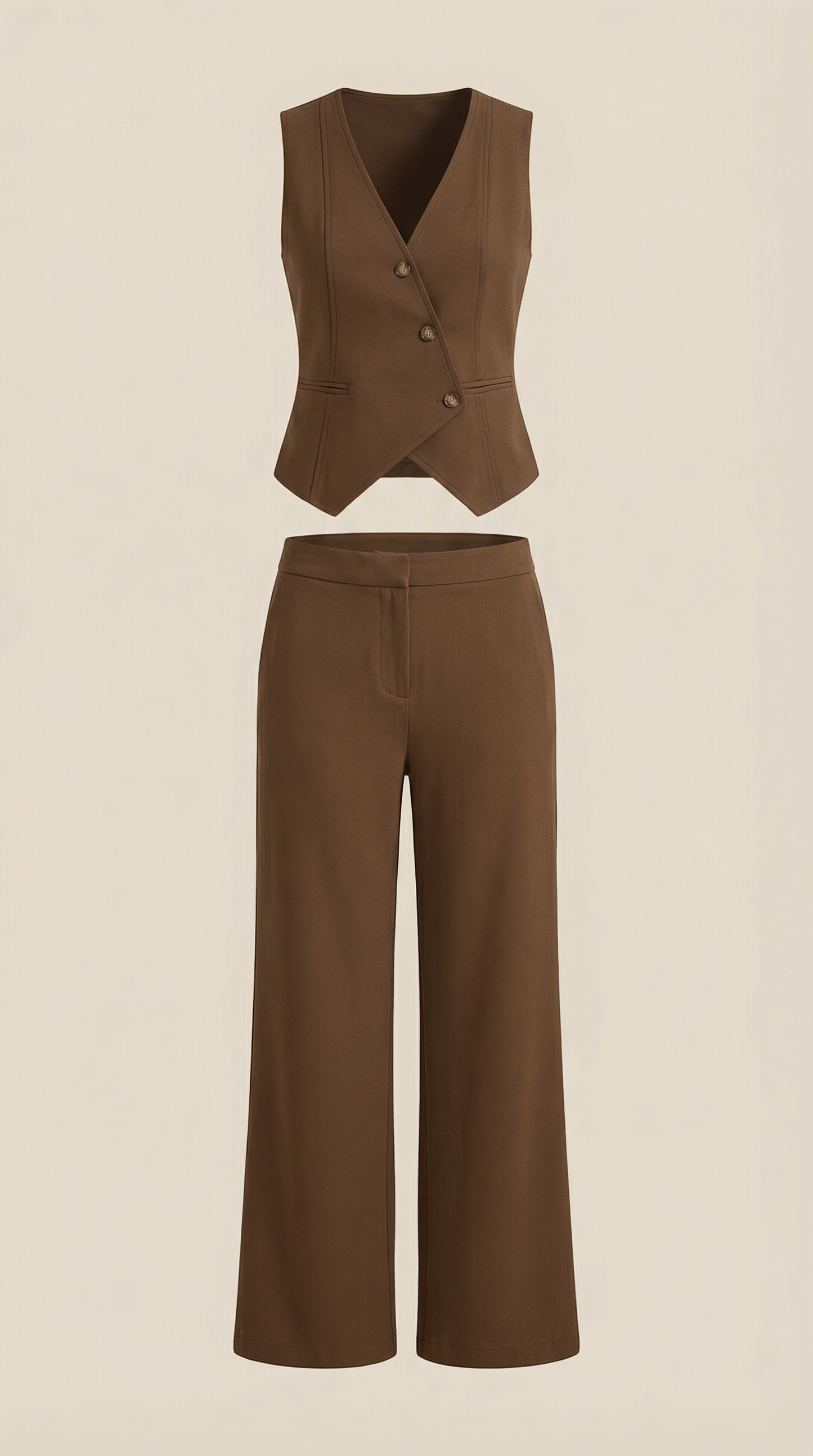 Conjunto Ginger de Chaleco Entallado y Pantalón