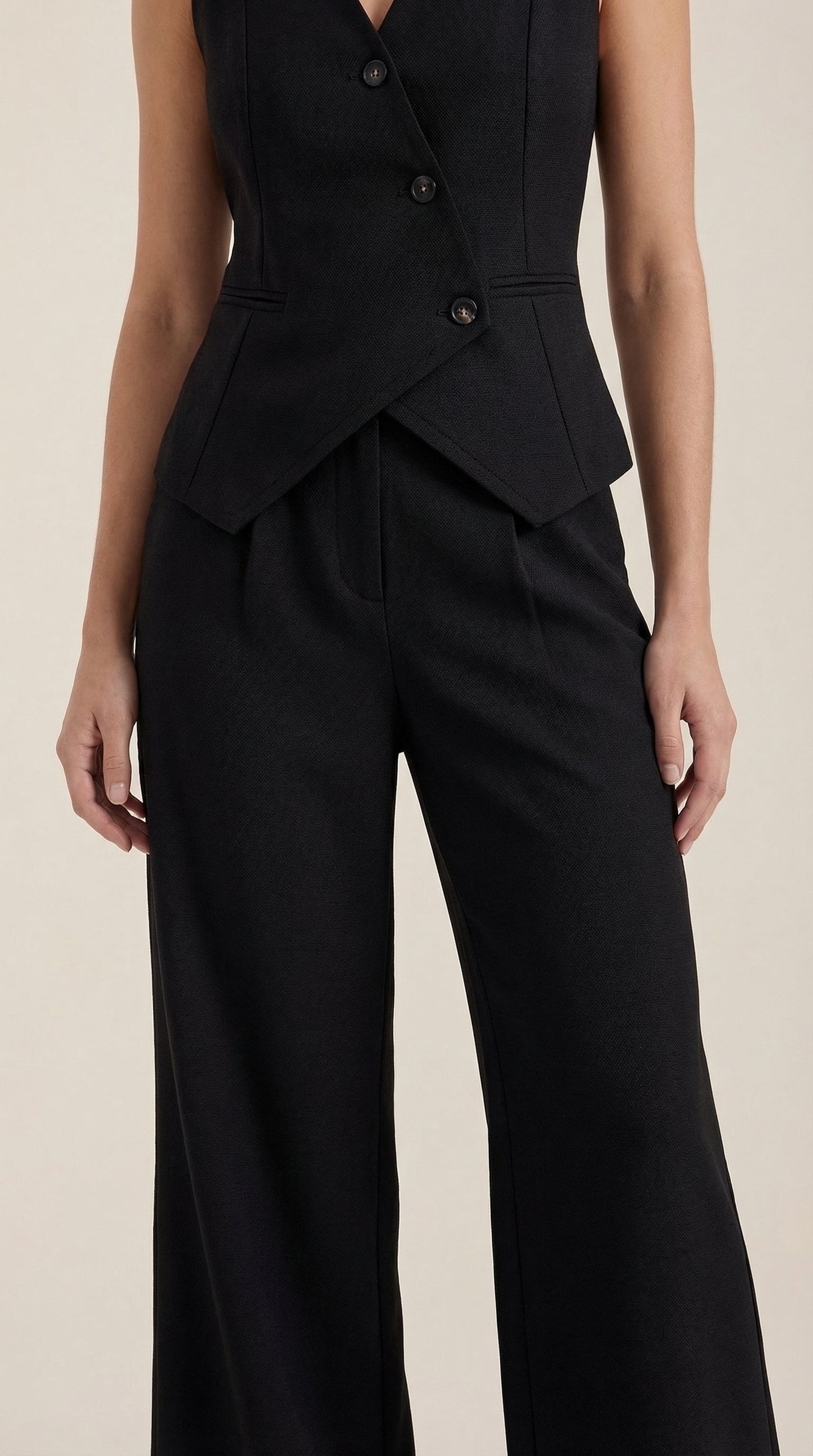 Conjunto Ginger de Chaleco Entallado y Pantalón