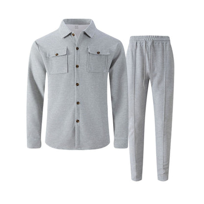 ADRIÁN™ | CONJUNTO  ELEGANTE DE TEJIDO GOFRE