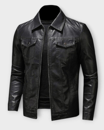 JÁCOMO | Chaqueta de Cuero Elegante